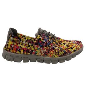 Zee Alexis Danielle Woven Slip On Sneaker Shoes Multicolor Women's Size EU 42